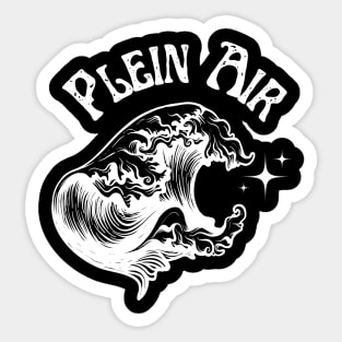 Plein Air Artist Sticker